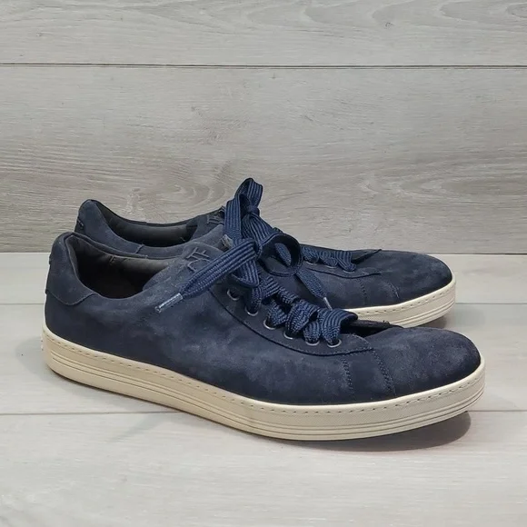 Tom Ford Mens Suede Sneakers Shoes sz 10